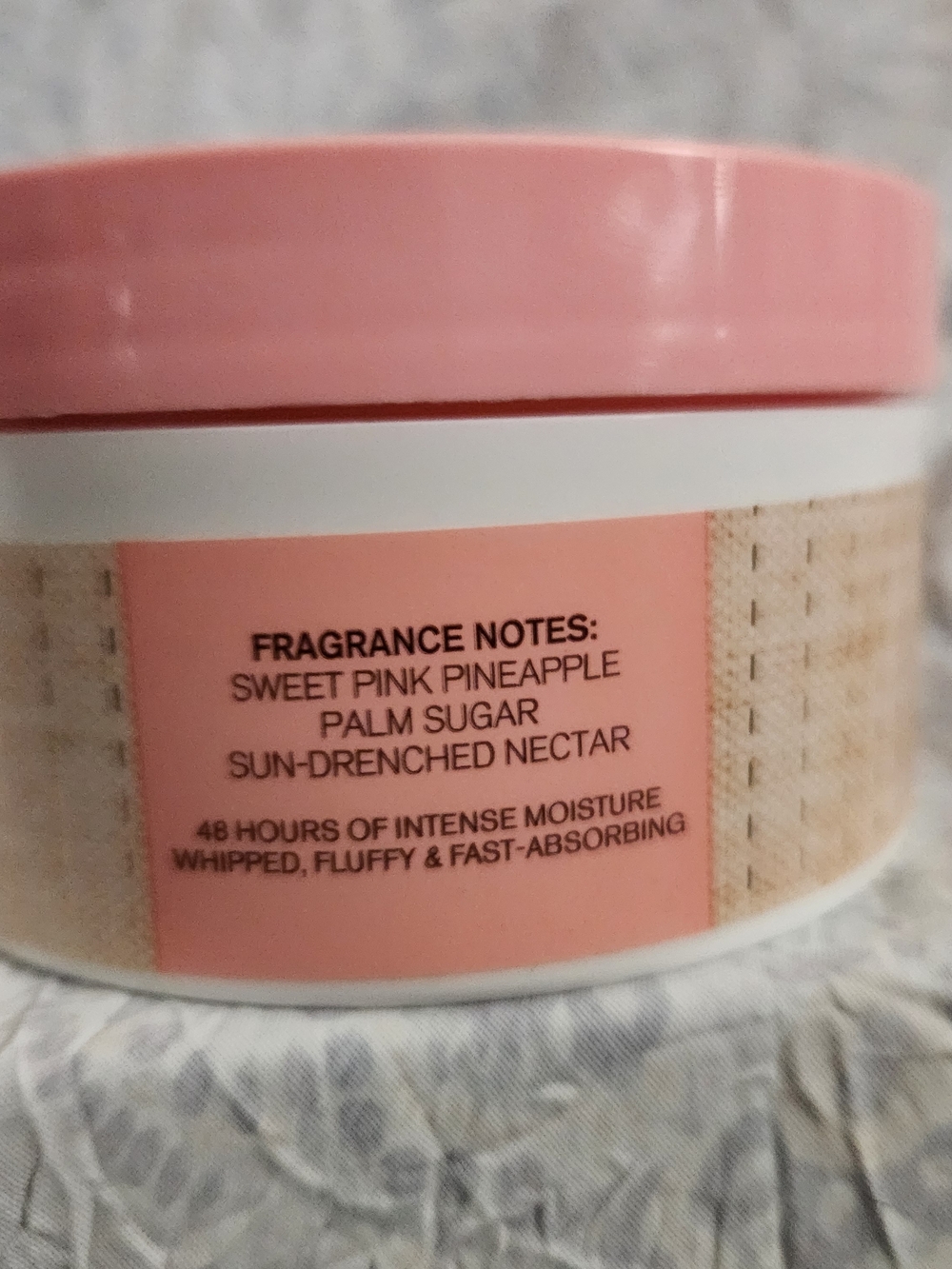 Bath & Body Works Pink and Gold Costa Rica Pink Pineapple Sunrise Body Butter - Picture 4 of 5
